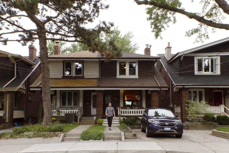 Outdoor floodlights with camera